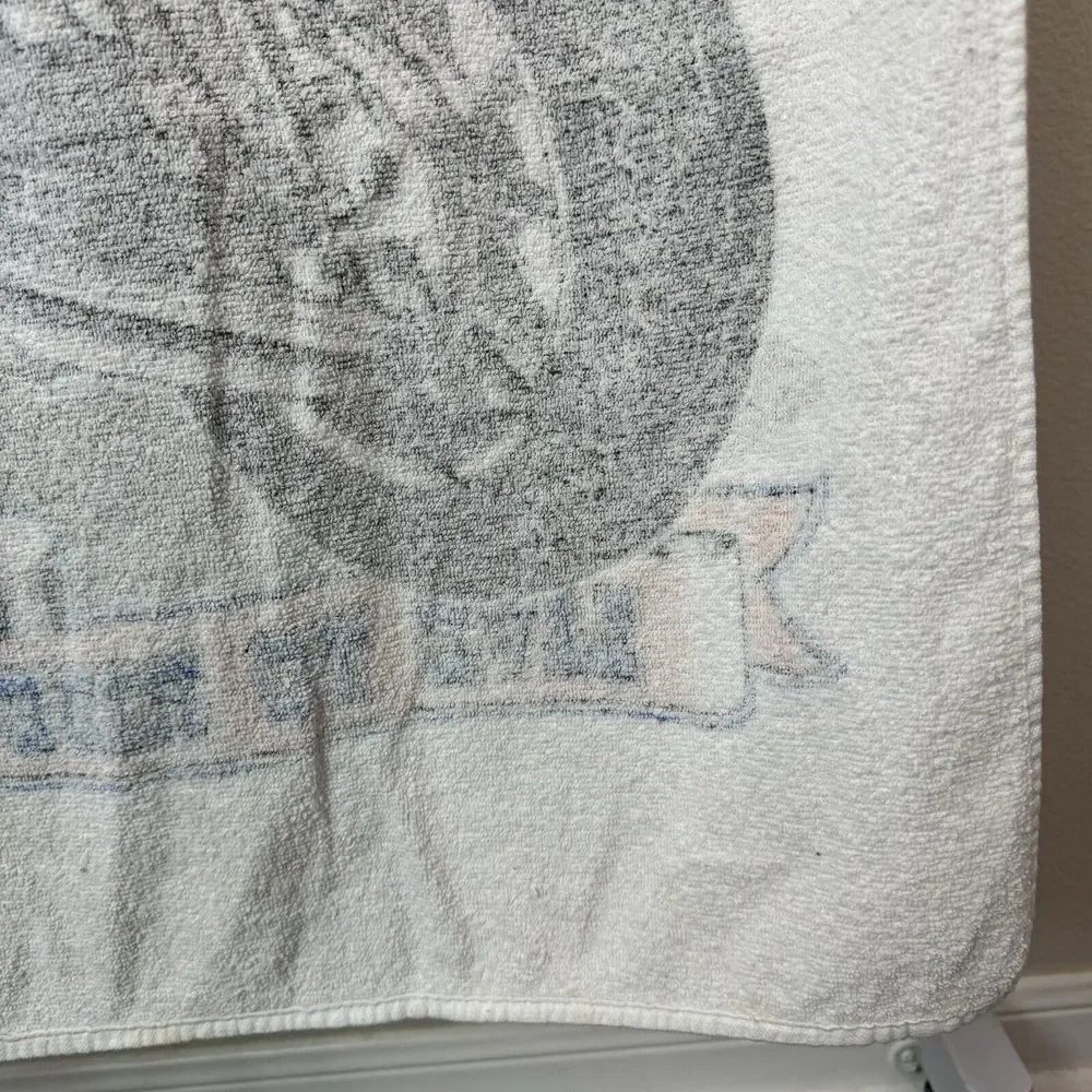 Vintage Harley Davidson Motorcycles Cotton Terrycloth Beach Towel